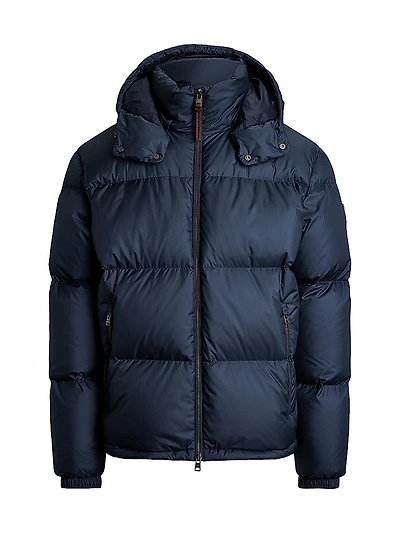 Quilted Down Hood Jacket