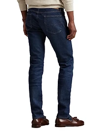 Sullivan Washed Mid-Rise Straight-Leg Jeans