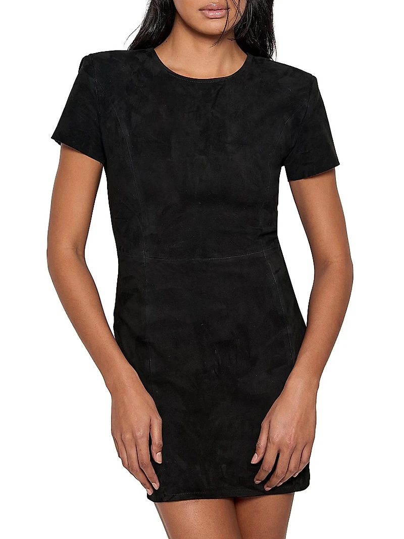 Fortuna Stretch Suede Dress