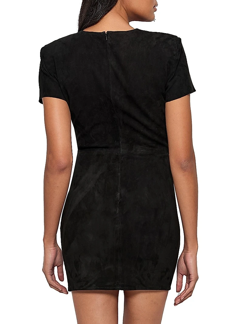 Fortuna Stretch Suede Dress