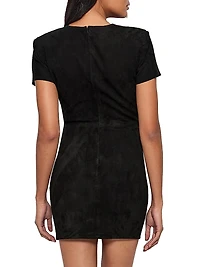 Fortuna Stretch Suede Dress