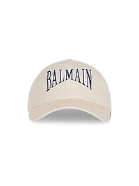 College Emblem Cotton Baseball Cap