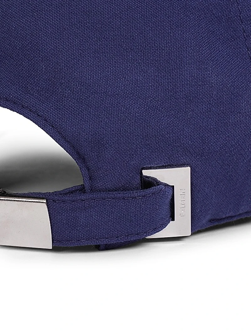 College Emblem Cotton Cap