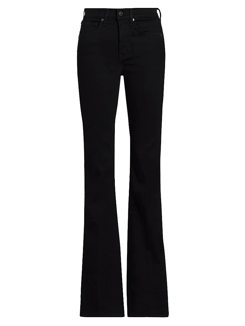Beverly Slim-Fit High-Rise Flare Jeans