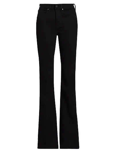 Beverly Slim-Fit High-Rise Flare Jeans