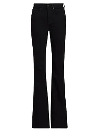 Beverly Slim-Fit High-Rise Flare Jeans
