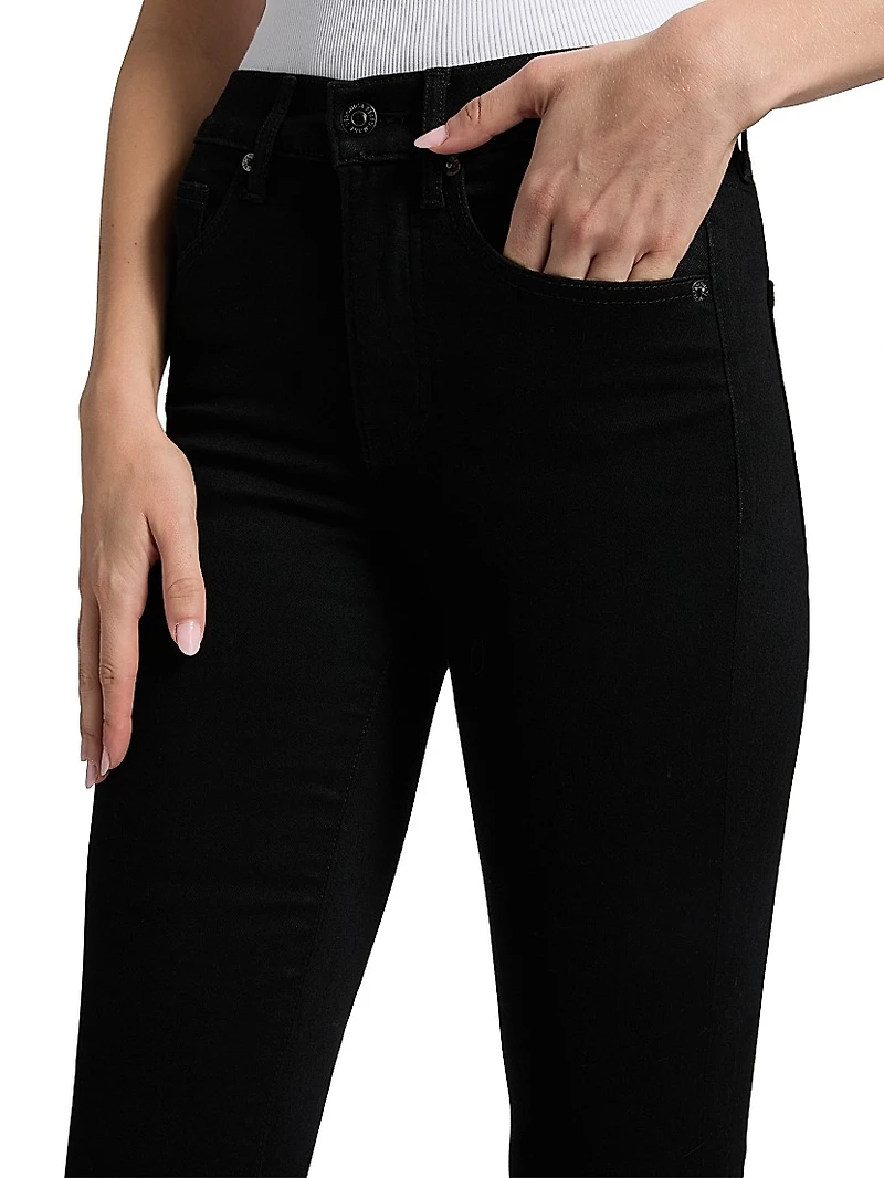 Beverly Slim-Fit High-Rise Flare Jeans