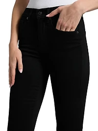 Beverly Slim-Fit High-Rise Flare Jeans