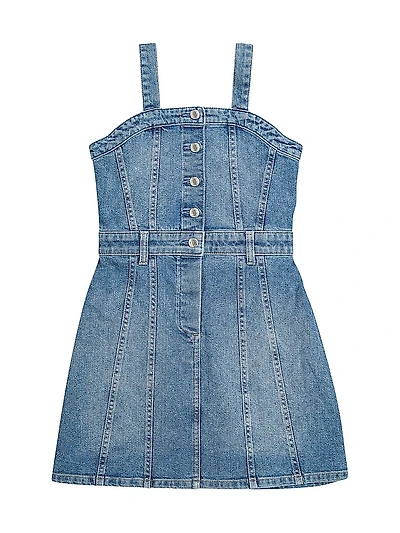 Girl's Trucker Mini Dress