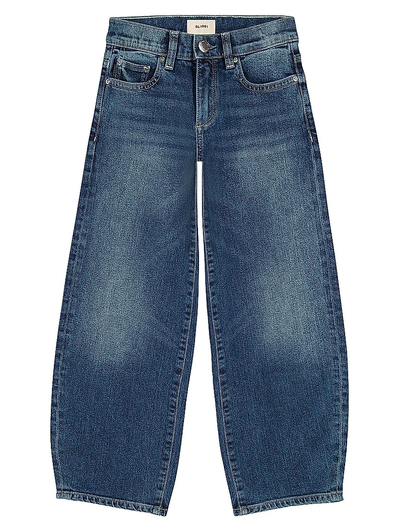 Little Girl's & Lilia Barrel Jeans