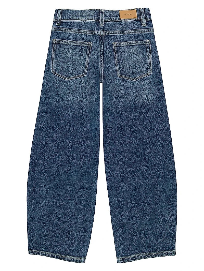 Little Girl's & Lilia Barrel Jeans