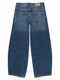 Little Girl's & Lilia Barrel Jeans