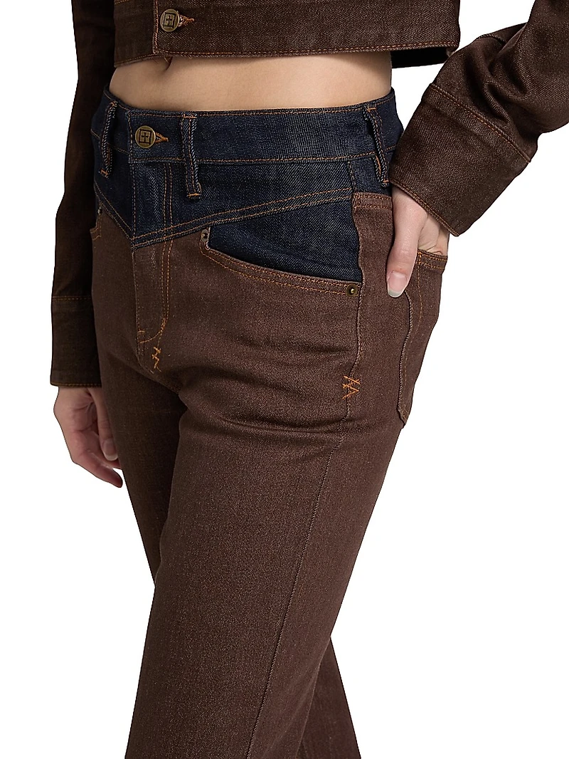 Neo-Nostalgia Soho Original Spliced Jeans