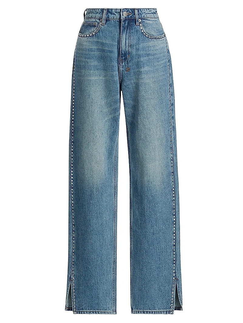 Neo-Nostalgia Playback Texas Studded Jeans