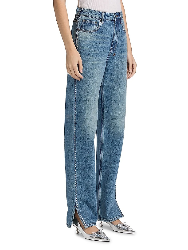 Neo-Nostalgia Playback Texas Studded Jeans