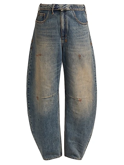 Neo-Nostalgia Dune High-Rise Barrel Jeans