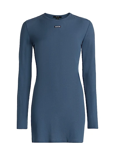 Neo-Nostalgia Crawford Relaxed-Fit Minidress