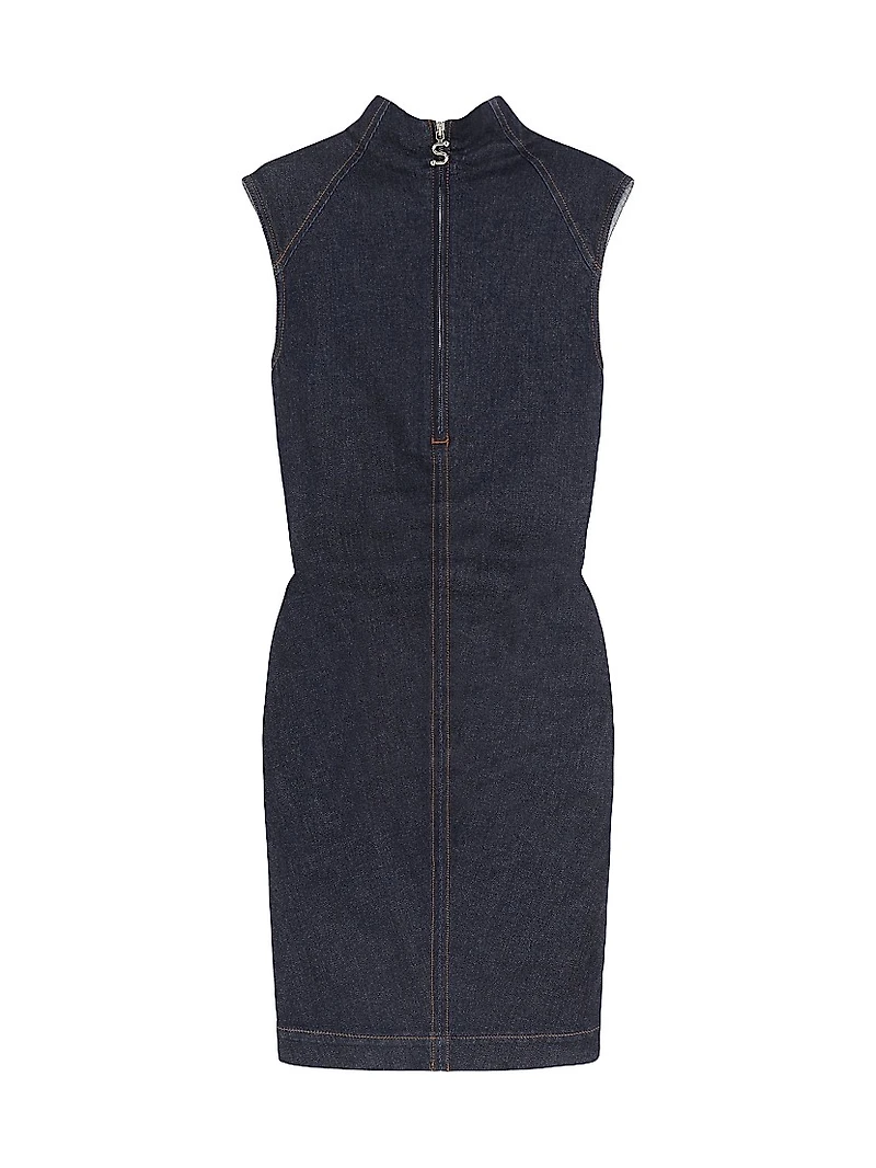 Slim Fit Denim Dress