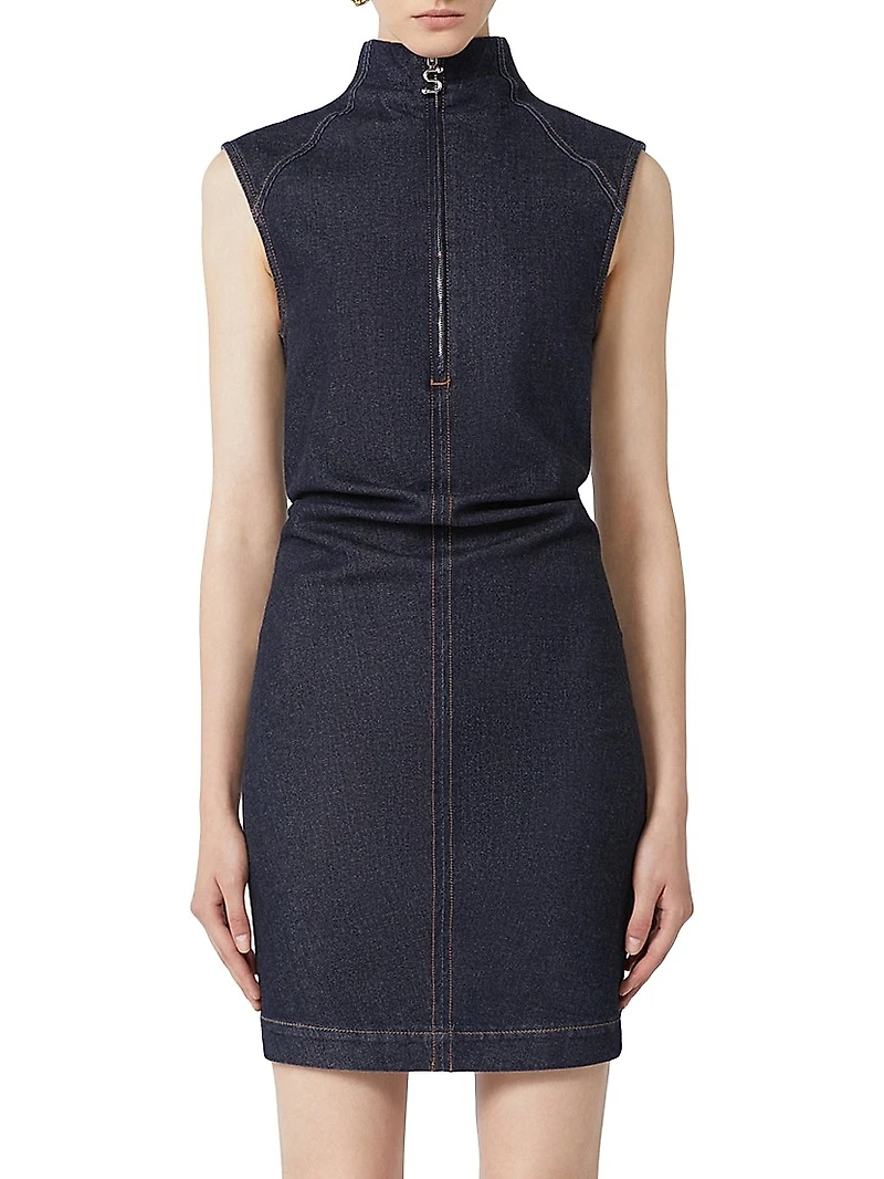 Slim Fit Denim Dress