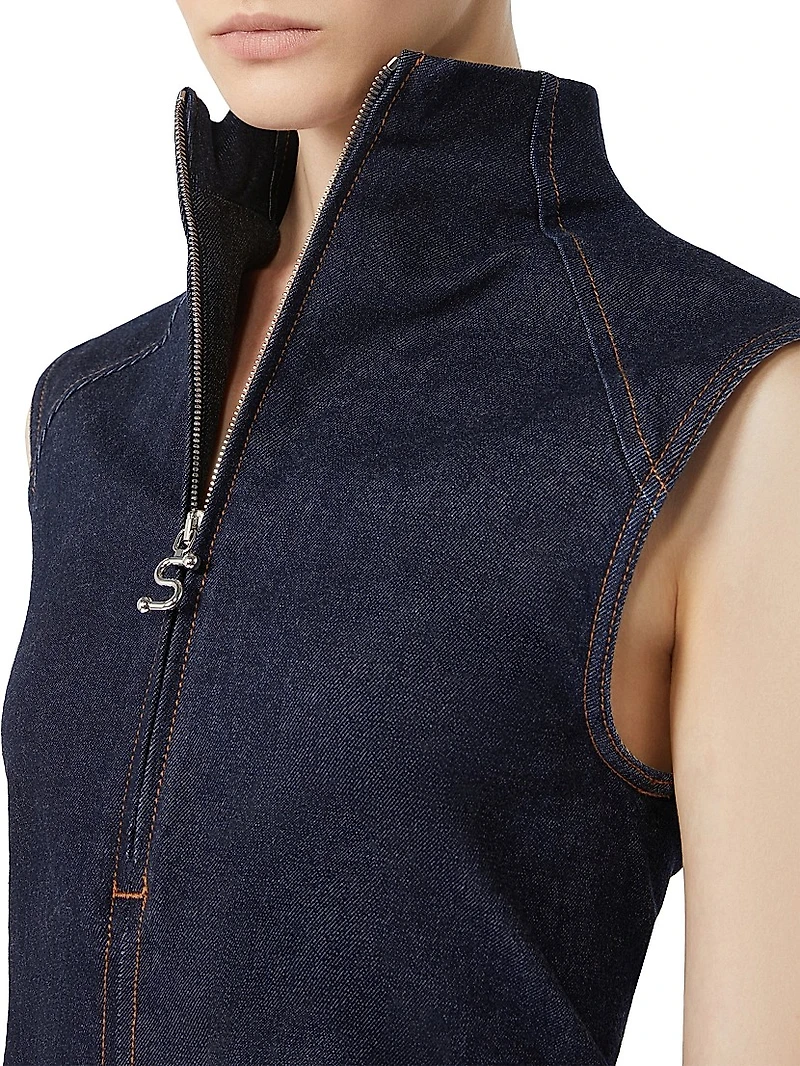 Slim Fit Denim Dress