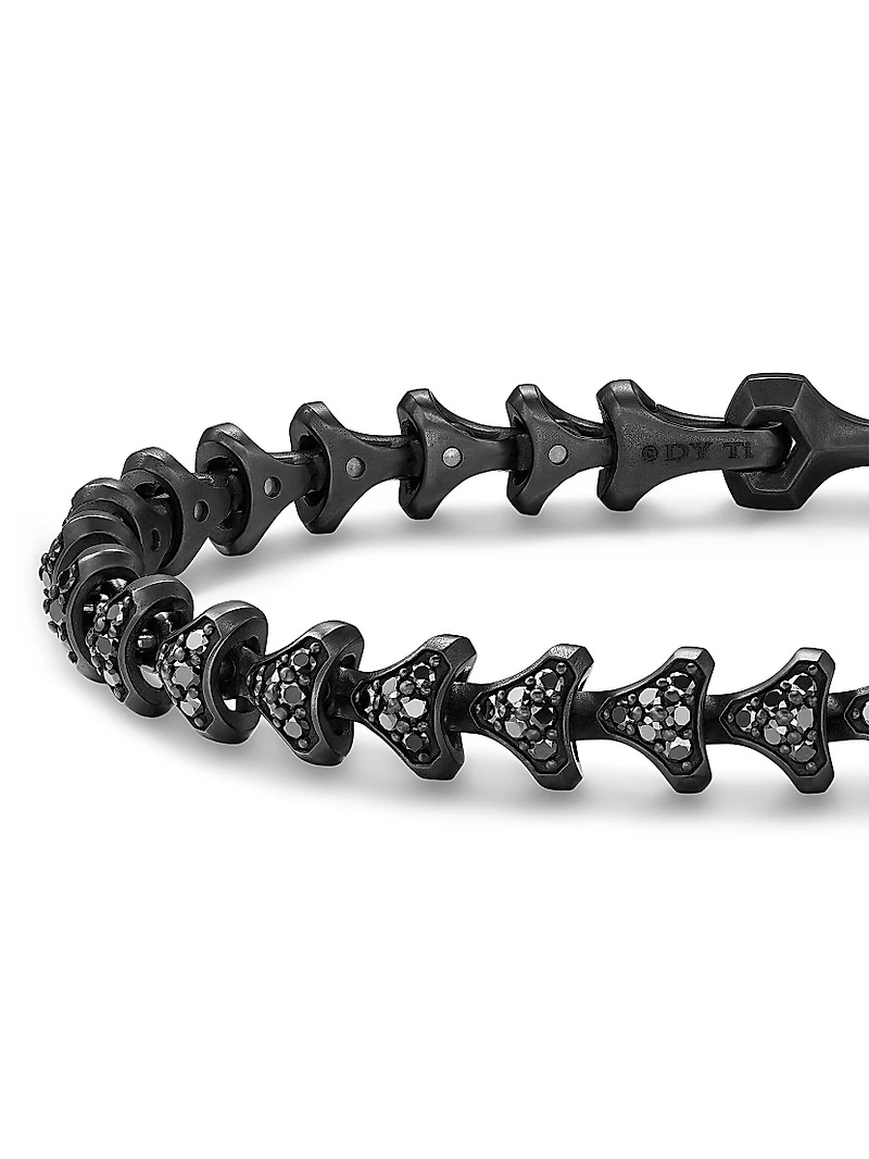 Armory Link Bracelet Black Titanium