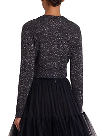 Embellished Crop Cardigan