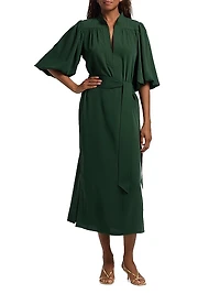 Dani Belted Midi-Dress