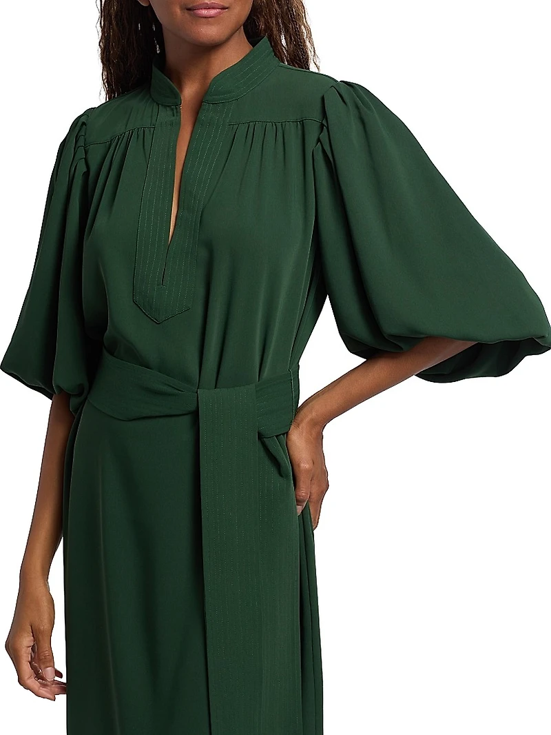 Dani Belted Midi-Dress