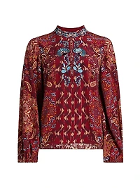 Kit Embroidered Floral Top