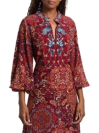 Kit Embroidered Floral Top