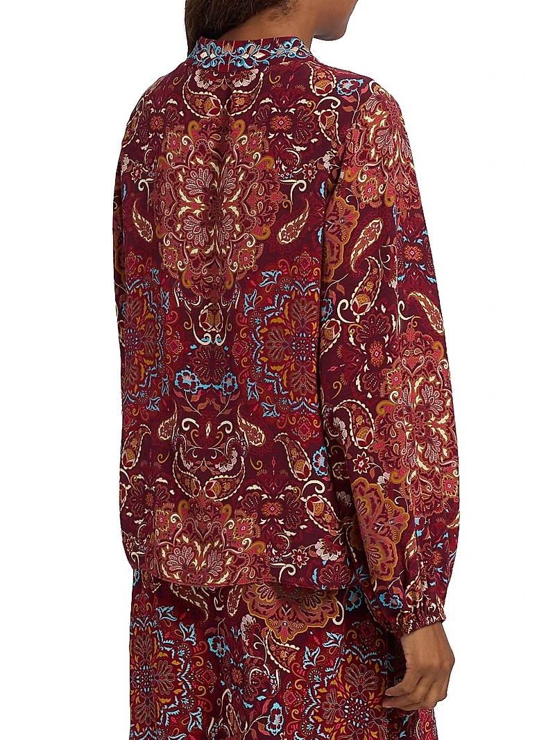 Kit Embroidered Floral Top