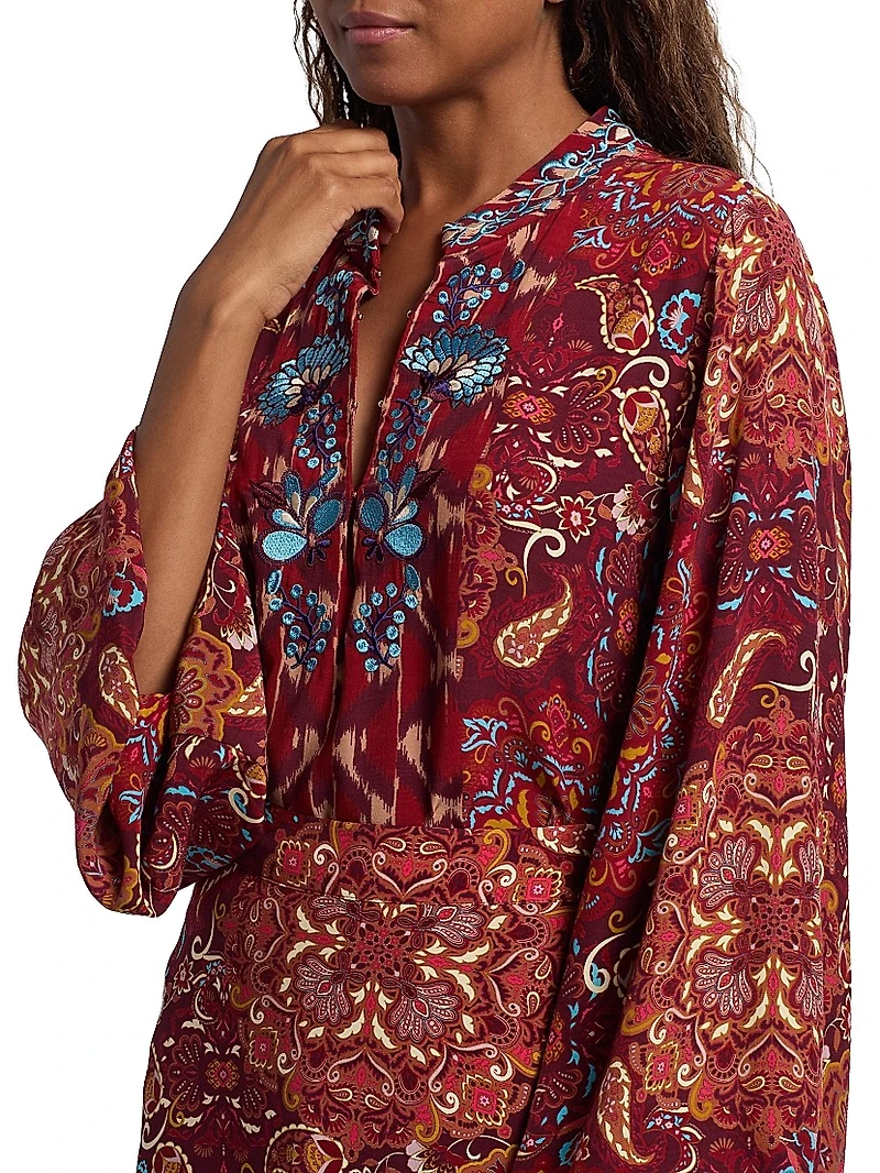 Kit Embroidered Floral Top