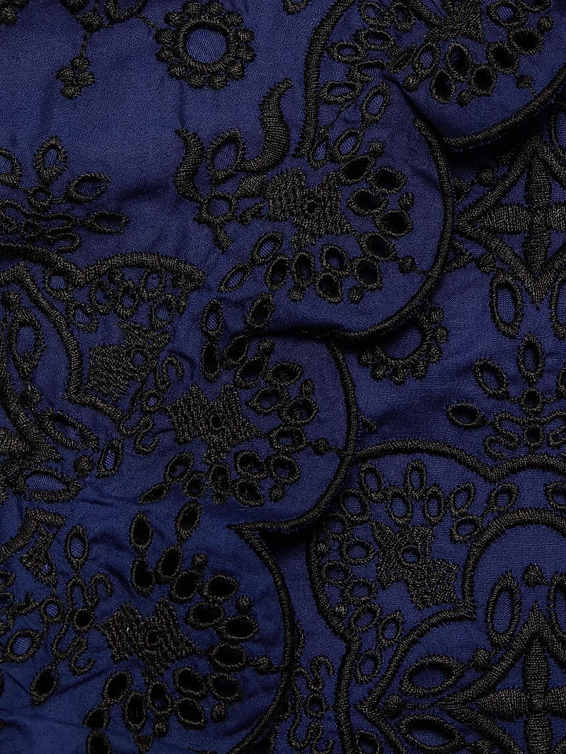 Maris Embroidered Cotton Top