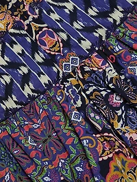 Johanna Multi-Print Cotton Maxi Dress