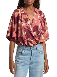 Mirabel Ikat-Inspired Blouse