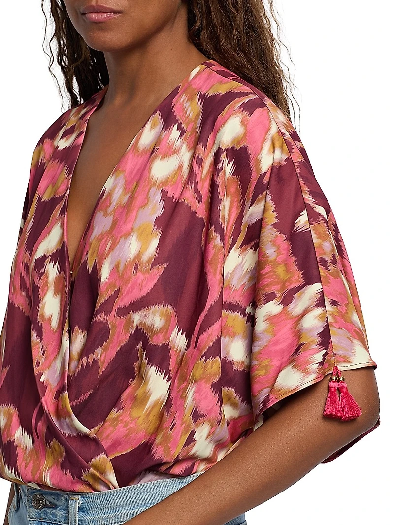Mirabel Ikat-Inspired Blouse