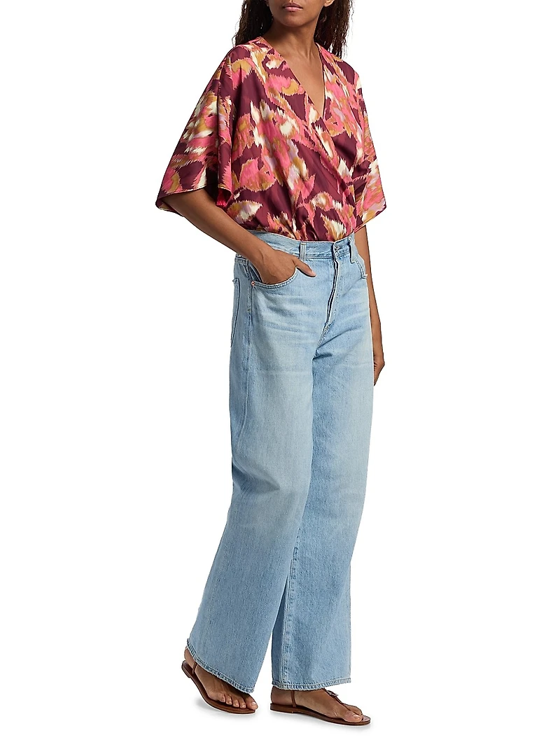 Mirabel Ikat-Inspired Blouse