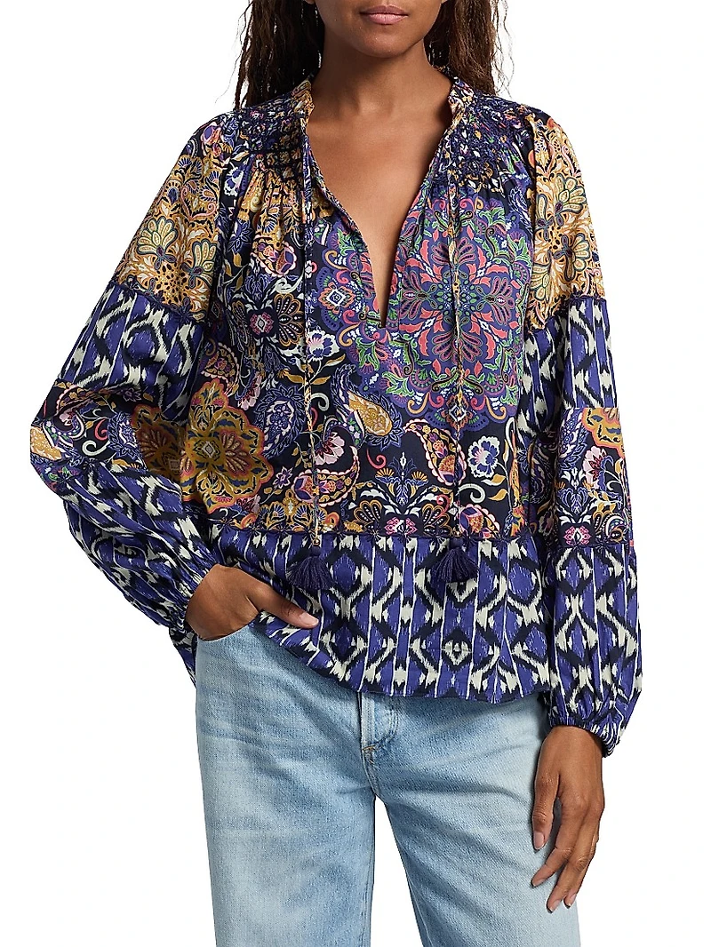 Mae Kaleidoscope Printed Blouse