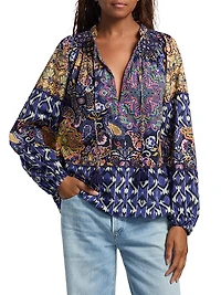 Mae Kaleidoscope Printed Blouse
