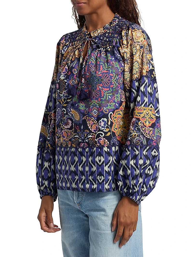 Mae Kaleidoscope Printed Blouse