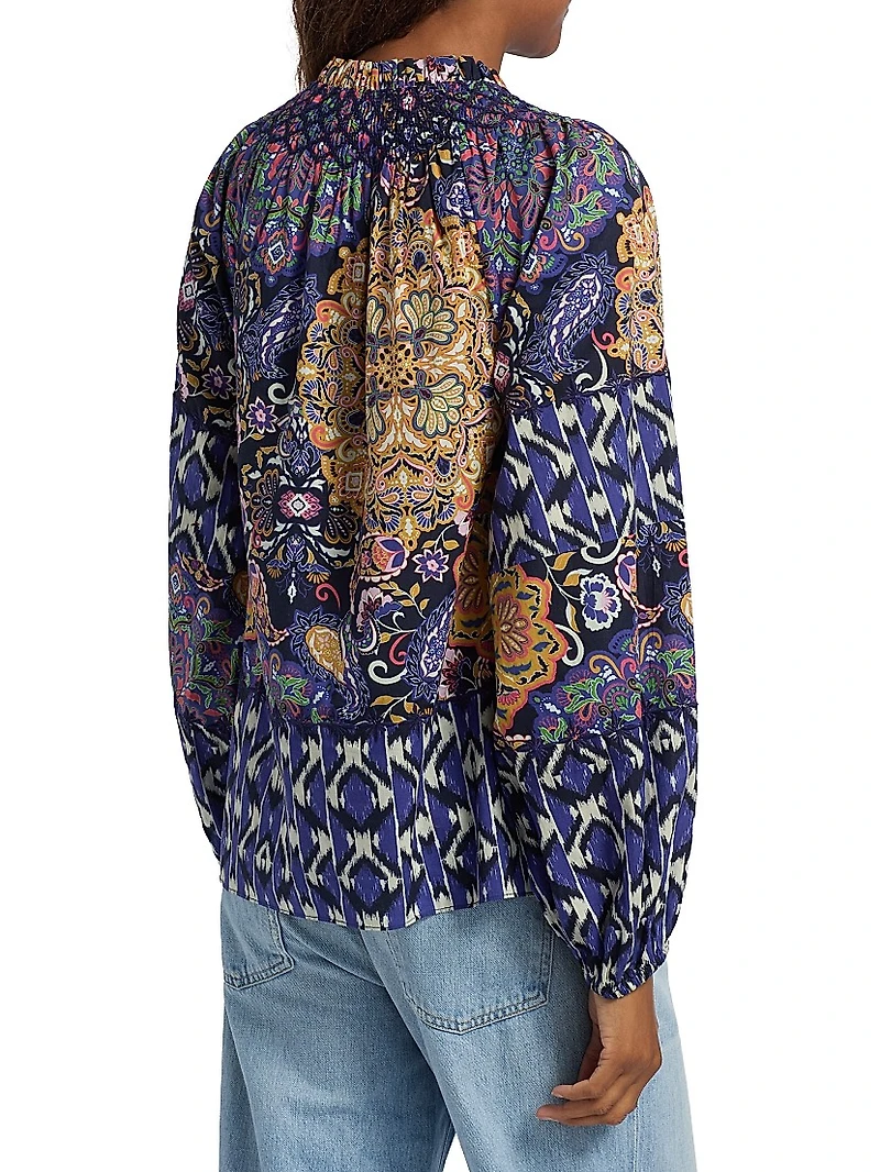 Mae Kaleidoscope Printed Blouse