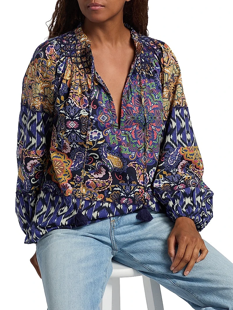 Mae Kaleidoscope Printed Blouse