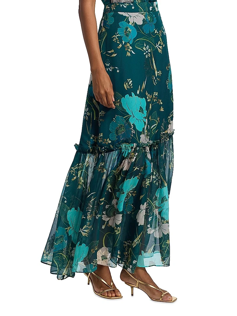 Jordan Floral Maxi Skirt