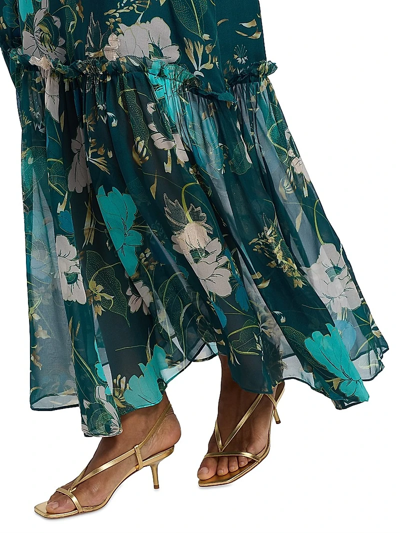Jordan Floral Maxi Skirt