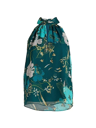 Yvette Floral Halter Top