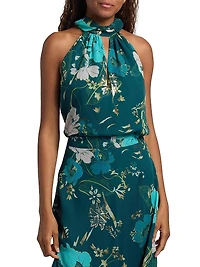Yvette Floral Halter Top