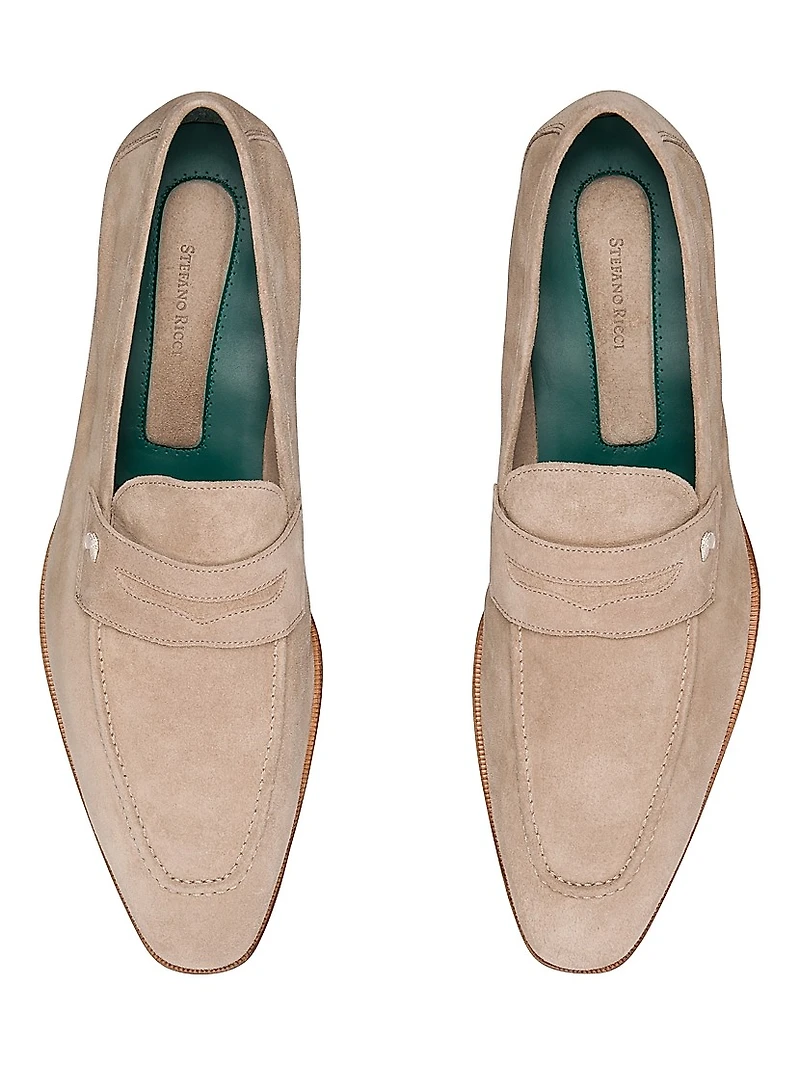 Suede Loafers