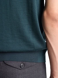 Superfine Wool Polo Shirt