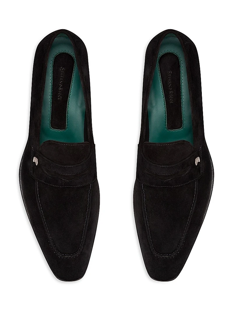 Suede Loafers