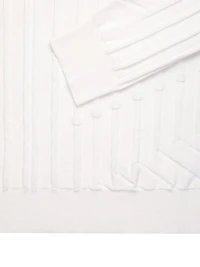 Luxurious Silk and Cotton Blend Crewneck Sweater